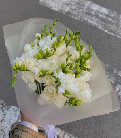 Моно букет из 21 фрейзи