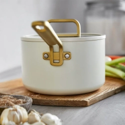 GreenPan Сотейник Stanley Tucci™ 20 см 3,78 л + крышка Off White