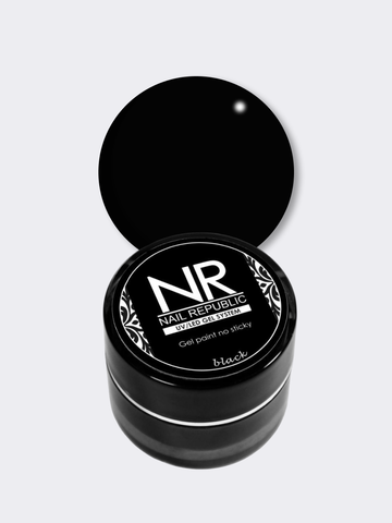 NR Гель-краска без липкого слоя, Черная (5 гр)