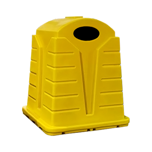 Контейнер 1,2 м3 Политим 120 л.(1200x1200x1430см;зеленый) - арт.560913