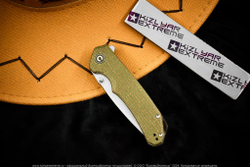 Нож Civivi Brazen C2023F, сталь D2 Satin, Green Coarse Micarta