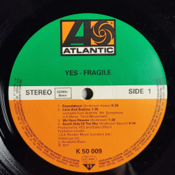 Винтажная виниловая пластинка LP Yes Fragile (Germany 1980) Roundabout