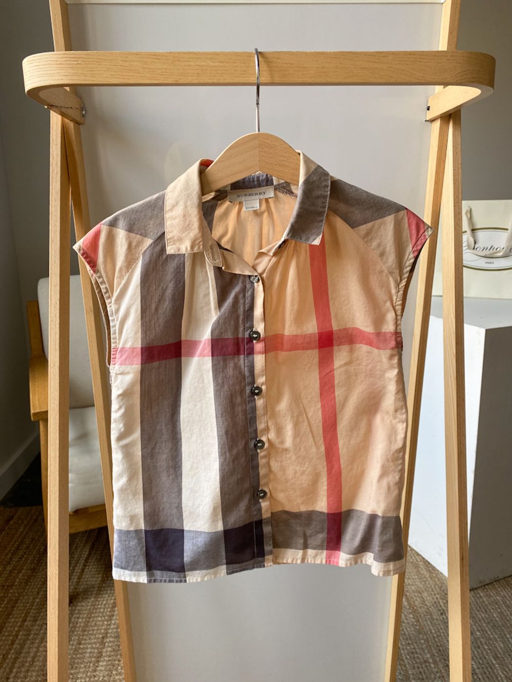 Хлопковая блузка Burberry, 110