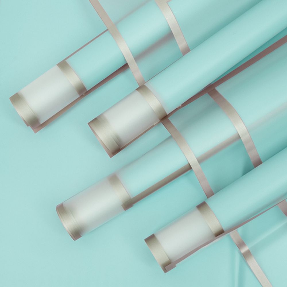 ЛИСТ Прозрачное окно 58*58/20шт НЕЖНО-ЗЕЛЕНЫЙ