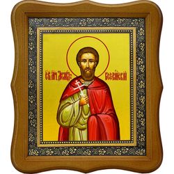 Диомид Кесарийский Мученик. Икона на холсте