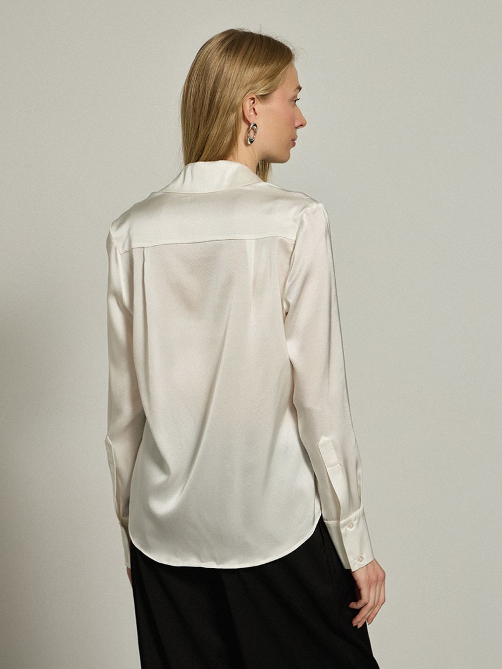 Рубашка Кельн белый жемчуг шелк