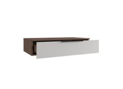 МС Роза Тумба подвесная 900 Орех Франклин/Ройс Белый софт, ДСВ Мебель