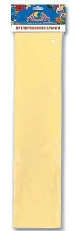 Бумага цв. крепир. "Желтая" (Апплика)