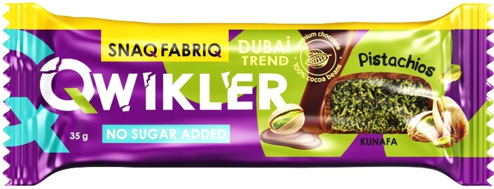 Батончик Snaq Fabriq Qwikler Praline глазированный 35 г