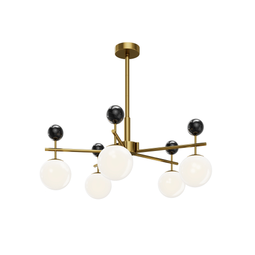 Люстра на штанге Maytoni Museo MOD436PL-05BS