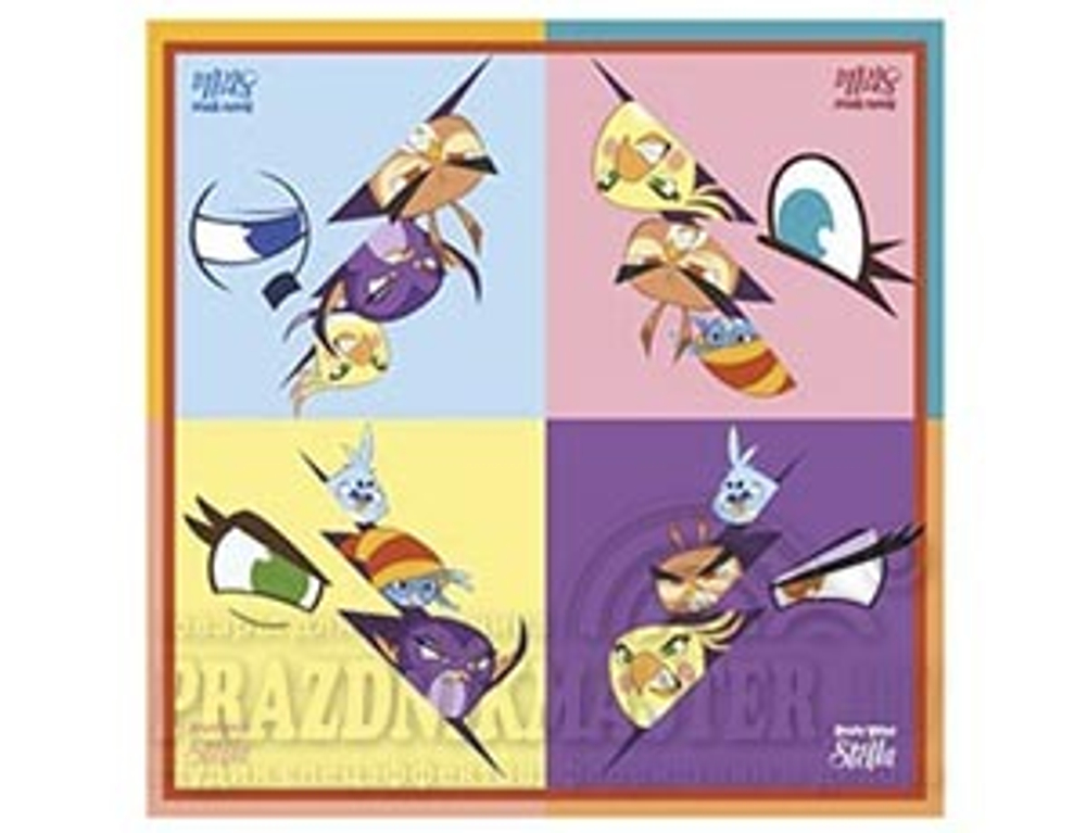 Салфетки Angry Birds Stella 33х33 см.