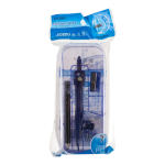 Готовальня 7 предм. циркуль под каранд,каранд,точилка,4 лин,пласт.футляр