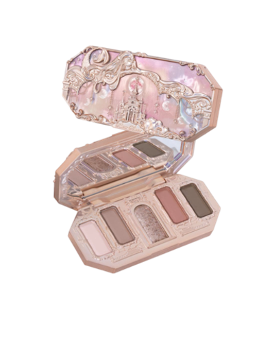 Flower Knows Moonlight Mermaid Five-Color Jewelry Eyeshadow Palette - 02 Celestial Castle