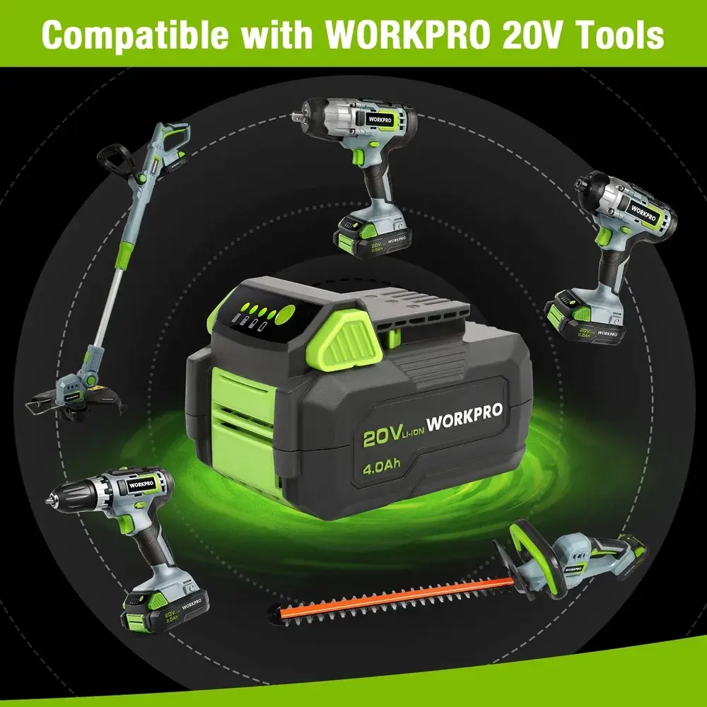 Аккумулятор для инстркментов 20В/12В WORKPRO