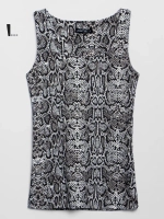 Майка летняя с принтом питон под пиджак