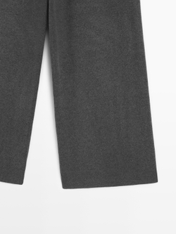 Massimo Dutti Вязаные кюлоты, серый