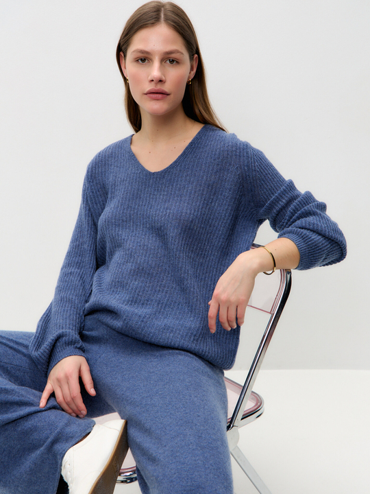 Кашемировый пуловер