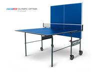 Стол теннисный Olympic Optima Синий с сеткой