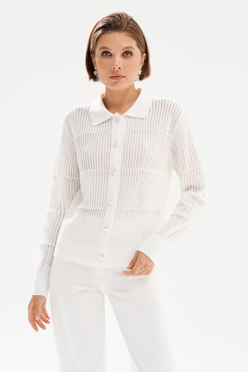 1987 Кардиган женский (молочный)