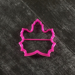 Трафарет школьный №4 Кленовый лист / Первое сентября