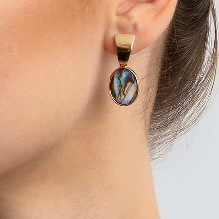Серьги Possebon abalone A9163.14 M/G