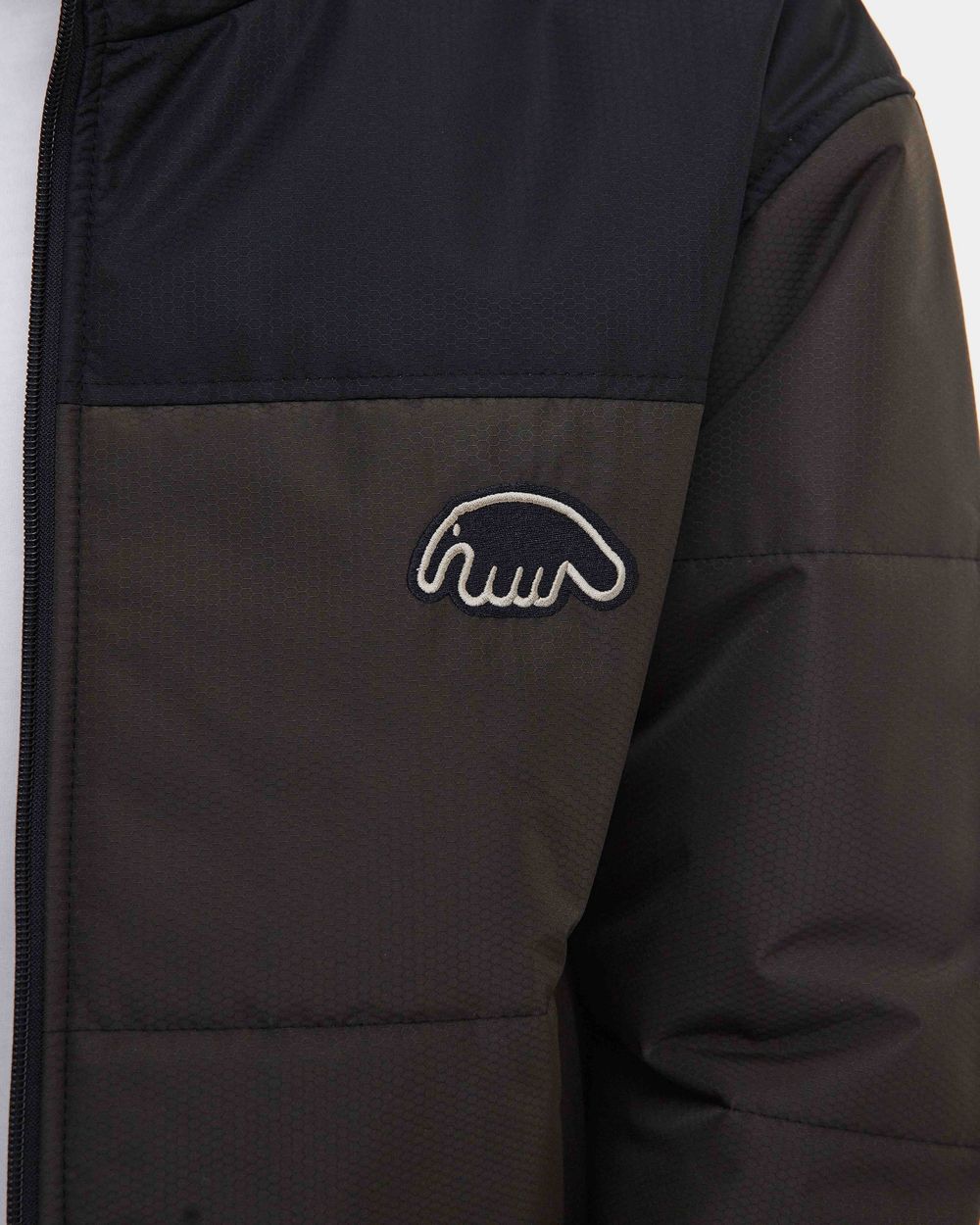 Пуховик Anteater Downlight Combo коричневый