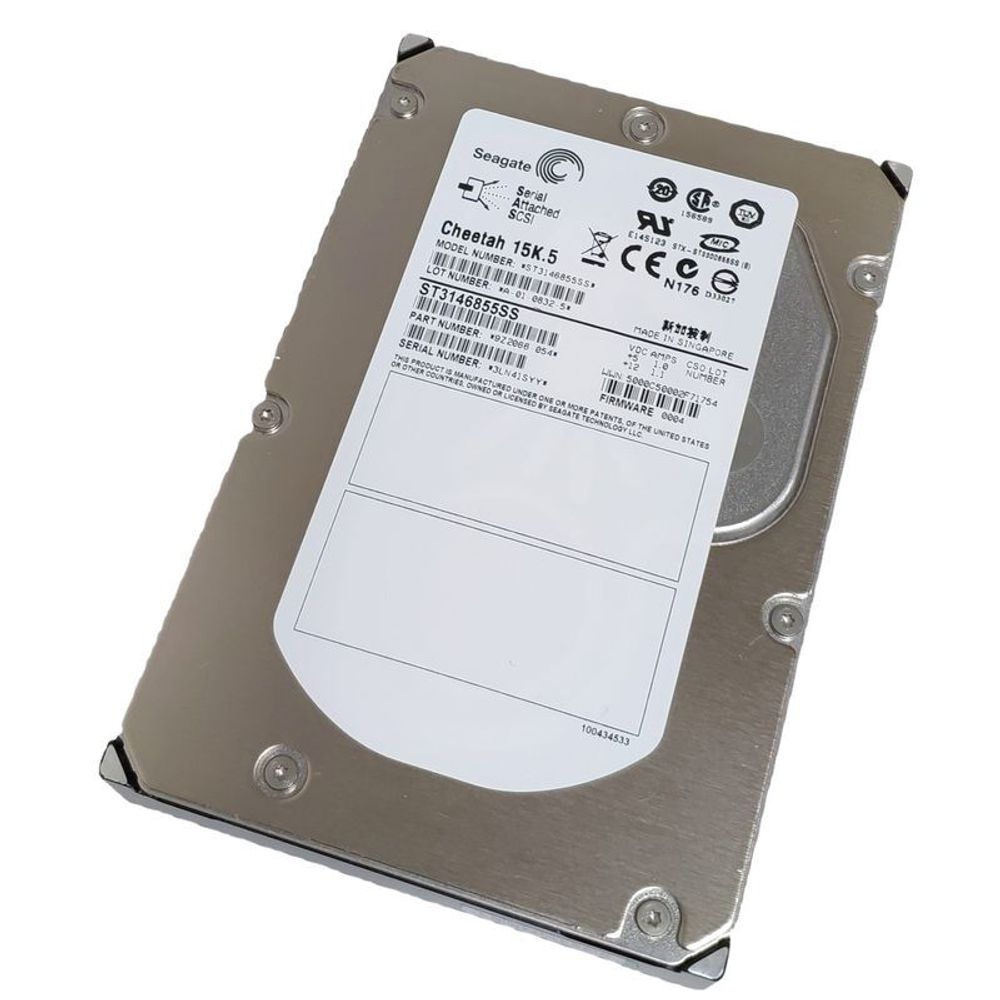 Жесткий диск Seagate Cheetah 15K.5 146,8Gb (U300/15000/8Mb) Dual Port SAS 3,5&quot; ST3146855SS