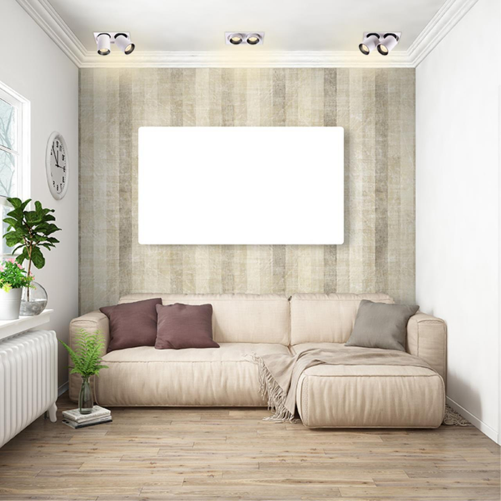 358083 SPOT NT19 470 белый/черный Встраиваемый светильник IP20 LED 3000К 24W 220V LANZA