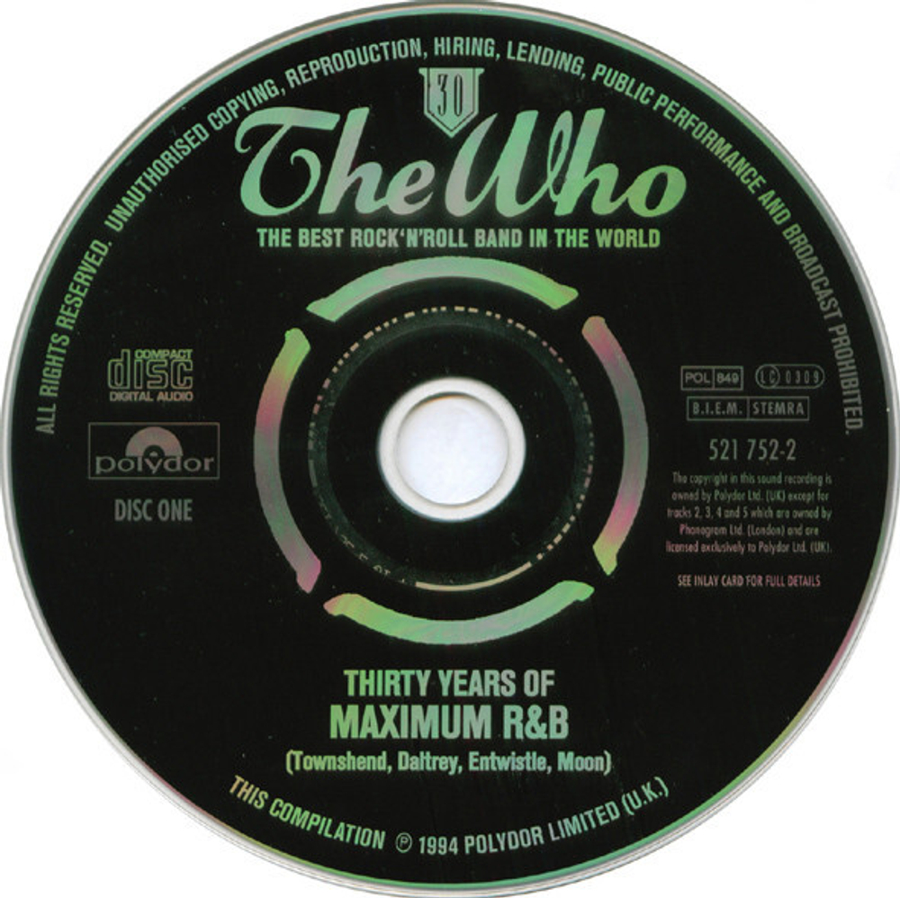 The Who / Thirty Years Of Maximum R&B (4CD)