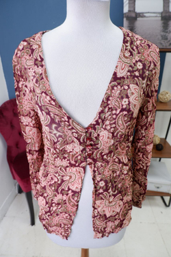 Блузка Bon'A Parte с принтом 44 размер