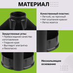 Органайзер СТАММ "Mini Desk" вращающийся, черный