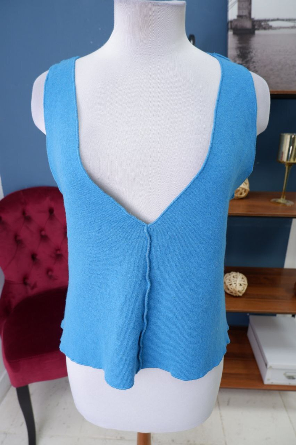 Жилет вязаный 46 размер