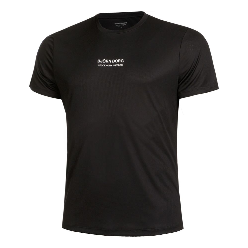 Мужское теннисное поло Björn Borg ACE Light T-Shirt Men - Black