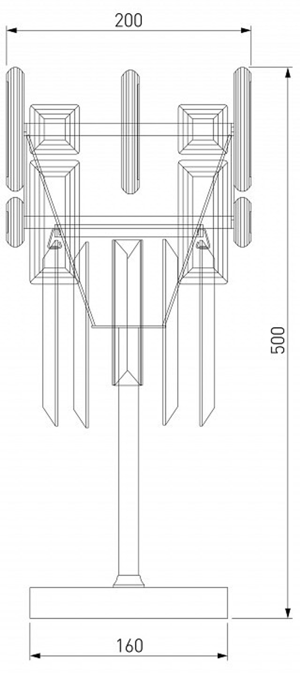 Настольная лампа Bogate's 01108/1 Strotskis