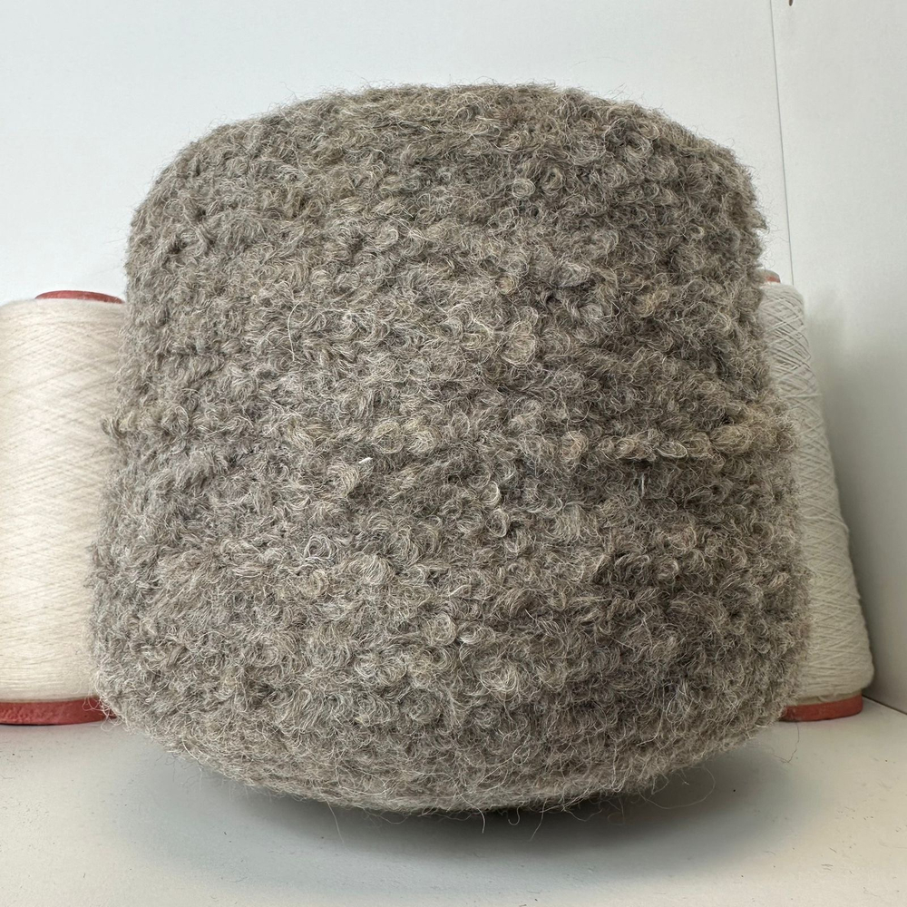 ESKIMO - Lineapiu'; 14% меринос, 36 % альпака Superfine, 15% п/а, 35% акрил; 200м/100гр; col. 67163 Terra, цвет: серо-коричневый меланж