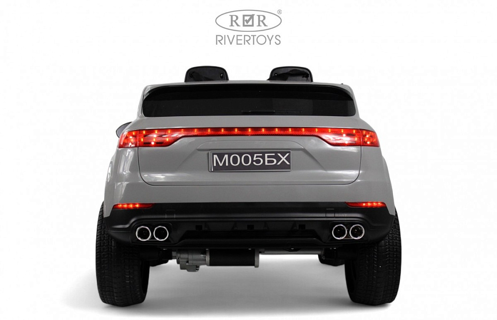 Детский электромобиль RiverToys М005БХ М005БХ-GREY/серый