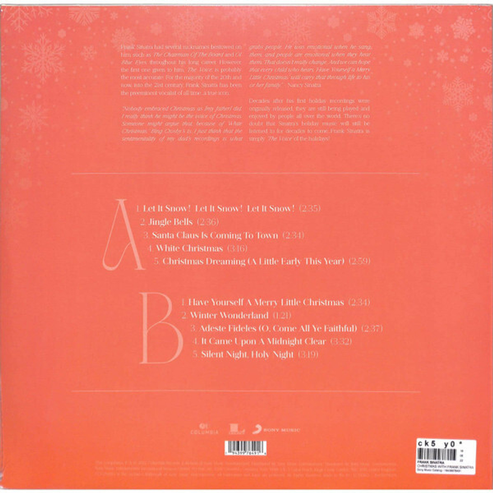 Frank Sinatra / Christmas With Frank Sinatra (Coloured Vinyl)(LP)