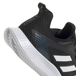 Мужские кроссовки теннисные Adidas Defiant Speed Clay - core black/cloud white/grey four