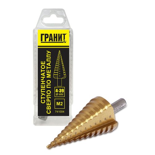 Сверло ступенчатое ГРАНИТ 4-39 мм
