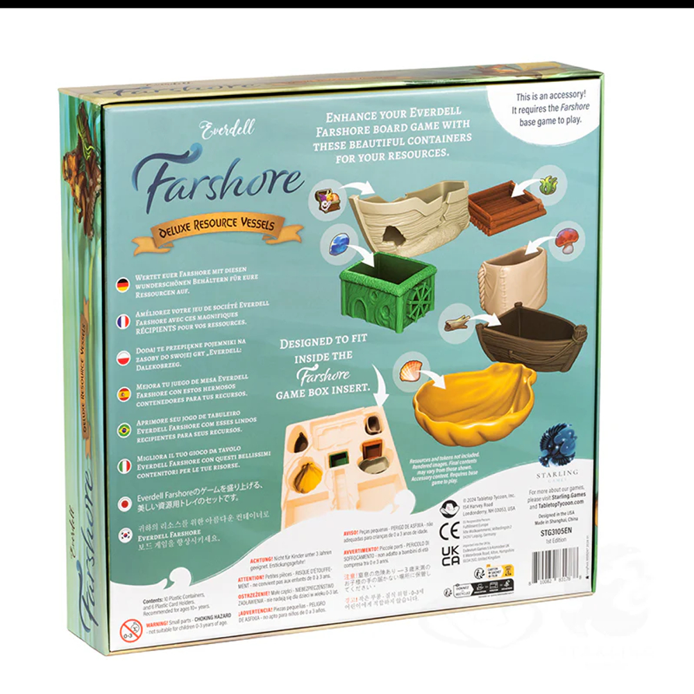 Everdell Farshore Deluxe Resource Vessels