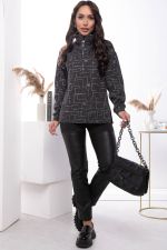 Джемпер "Игра по твоим правилам" (серебро) Б7552 LT Collection (Акция)