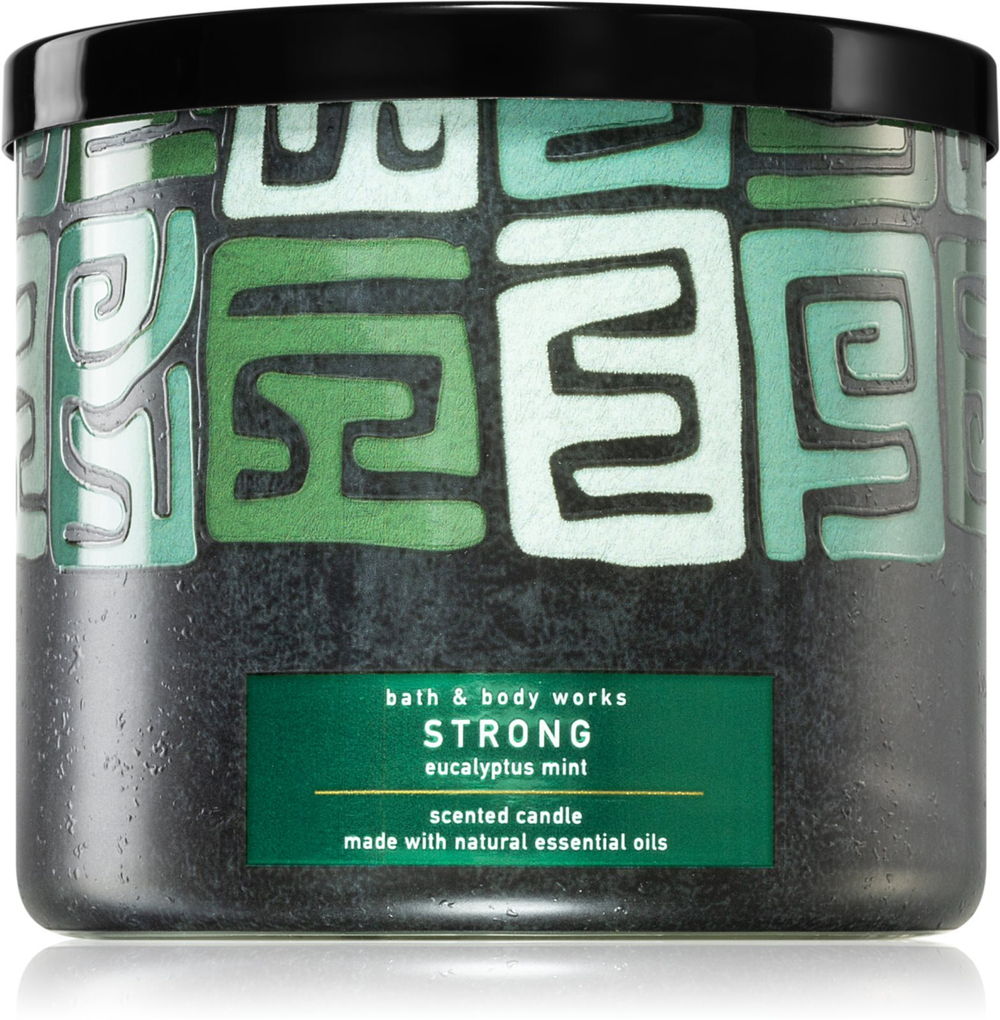 Bath & Body Works Strong Eucalyptus Mint - ароматическая свеча /   411  g  / GTIN 667555963831