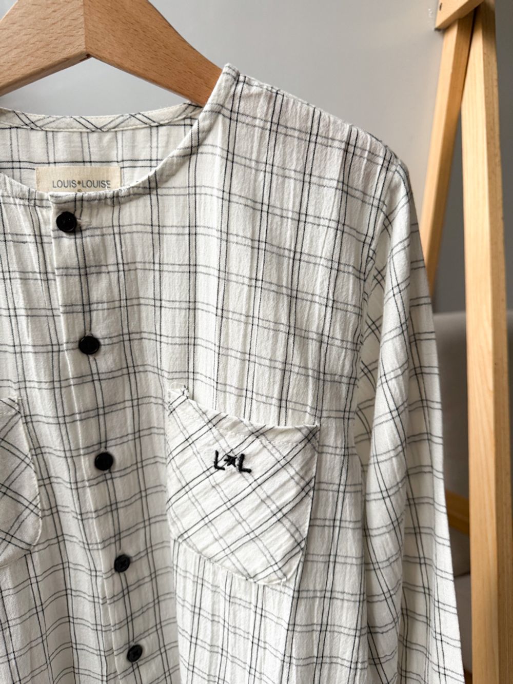 Новая хлопковая рубашка Louis Louise, 140