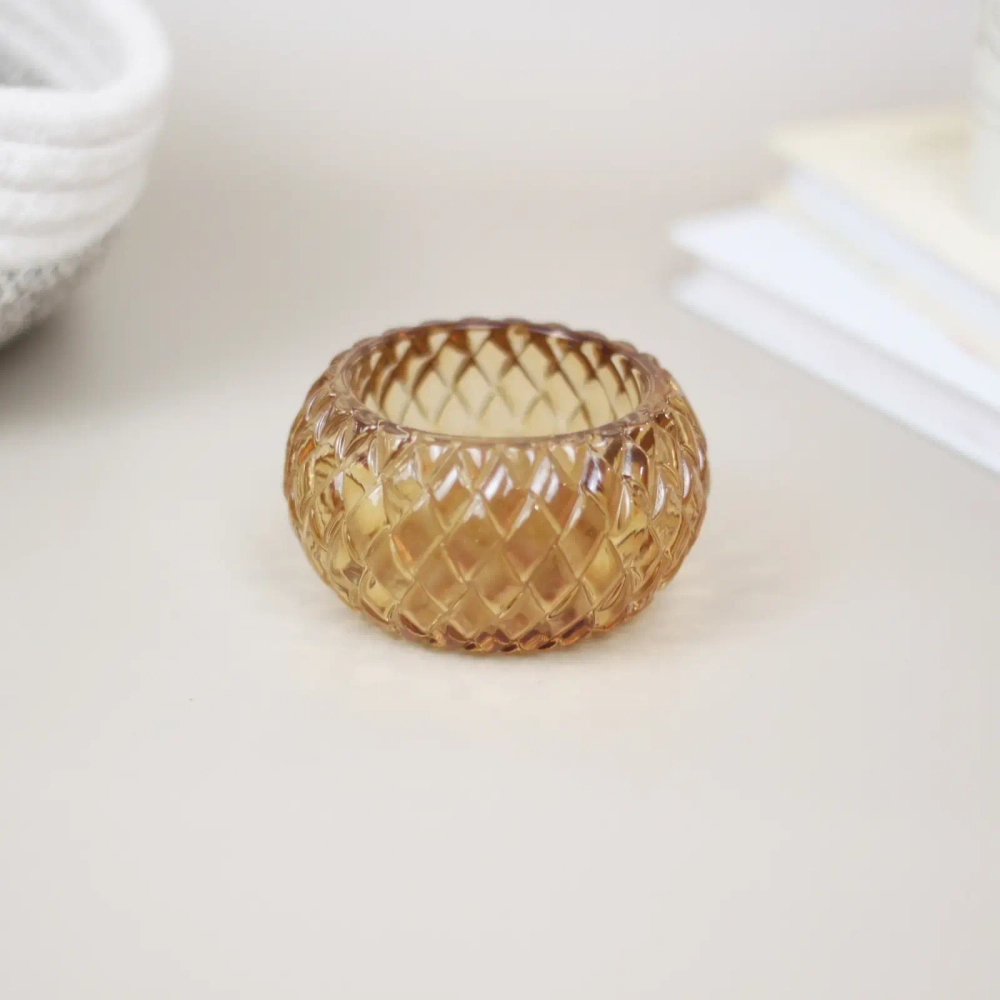 Подсвечник «Грация» 7,5*4,3 см, Янтарь