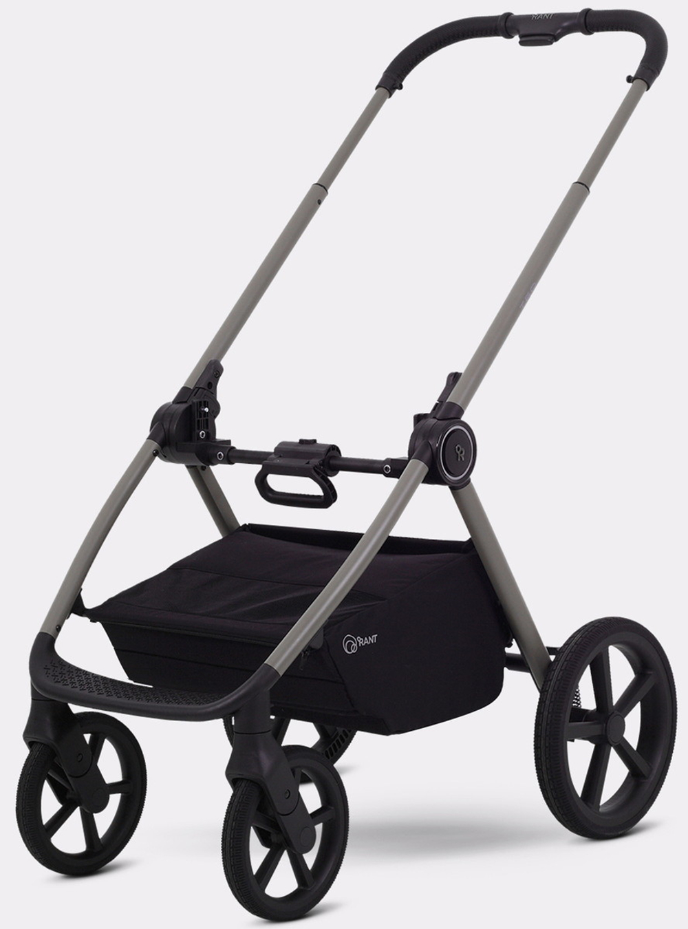 Детская коляска Rant Teo Soft 3 в 1 с автокреслом Evomax Black Cloud