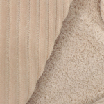 Халат унисекс, махр, 100%пэ, серый, бежевый, M, 44, Y236