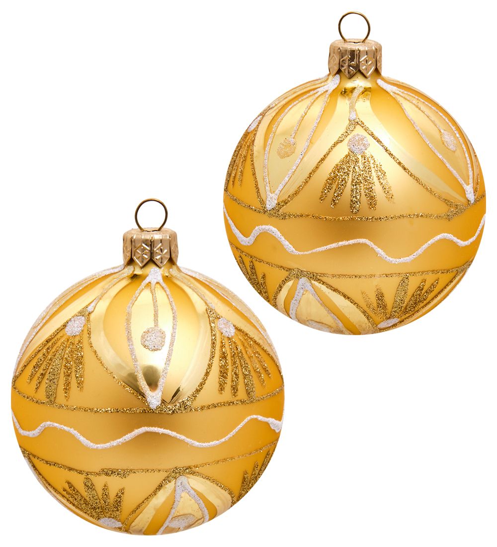 Элита НФШ-1205/4 Набор ел.украшений Шар 2шт «Соната» 80 мм