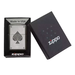 Зажигалка Zippo 28323 Ace Filigree, Black Ice
