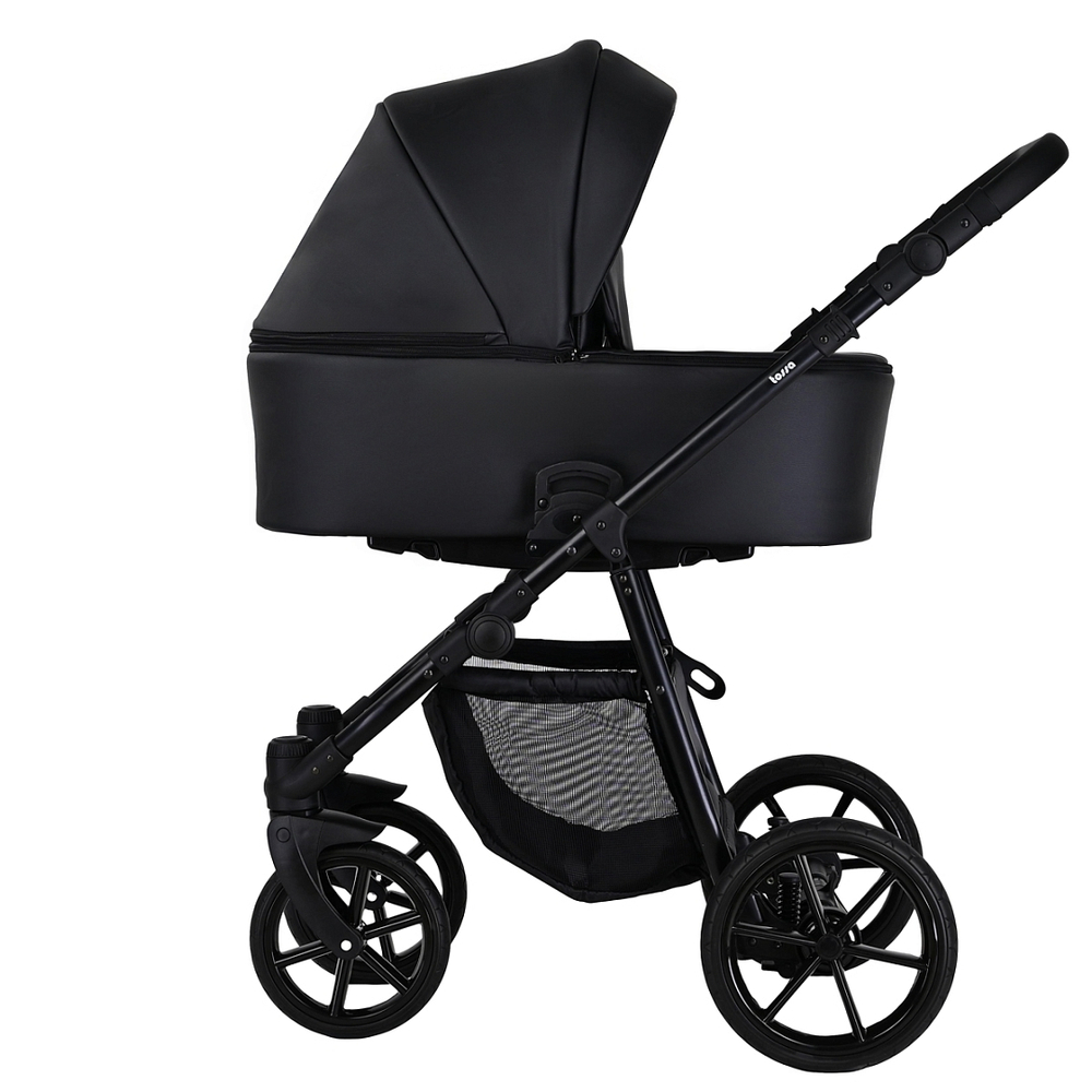Детская коляска Pituso Tossa Кожа 2 в 1 TS/25/1 Black