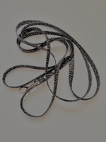 Поводок из Биотана, 15 мм, 5 м, зебра